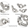 M6 Wing Nuts, 304 Stainless Steel Butterfly Wing Nut, Heavy
