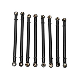 8pcs M3 Aluminum Alloy Link Rod Linkage Set for Axial SCX10 RC Crawler Car Upgrade PartsX006BL Black