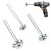 TVIOX Pipe Reamer Tool Set, 3Pcs PVC Pipe Reamer Tool