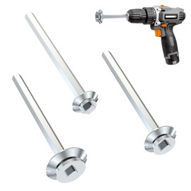 TVIOX Pipe Reamer Tool Set, 3Pcs PVC Pipe Reamer Tool for Removing SCH 40 from Hub, 1/2 In, 3/4 In, 1 In Head, Bit Socket Saver Set for PVC Plumbing, Fits 1/2" Variable Speed Power Drill