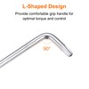 sourcing map 4pcs T15 Tamper Proof Torx Star Key Bit