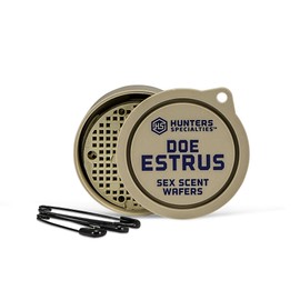 Hunters Specialties Long Lasting Cover Scent Wafers for Hunting - 3 Wafers Per Pack, 3 Safety Pins Included, DOE ESTRUS