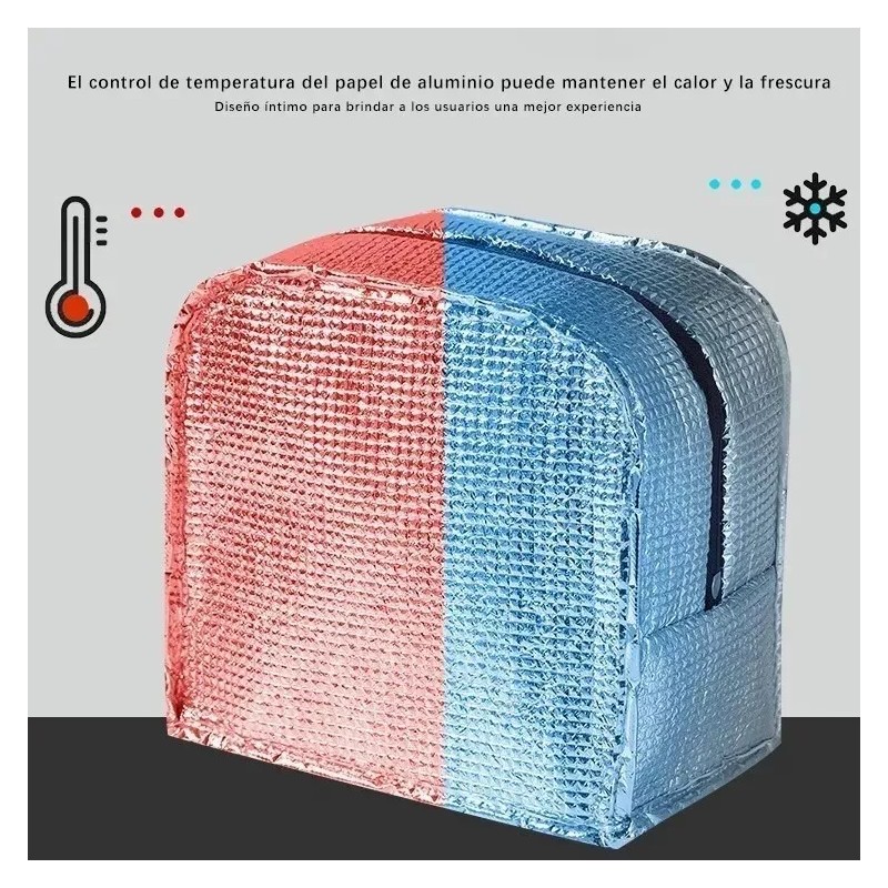 Tecnología ilimitada Lonchera Bolsa Almuerzo Térmica, Aislamiento Frío Y Calor