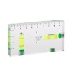 GUMEI High Precision Transparent Two Direction Magnetic Level Bubble Mini