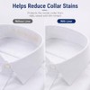 Disposable Collar Protector Sweat Pads, 6 Rolls 5M Invisible Sweat