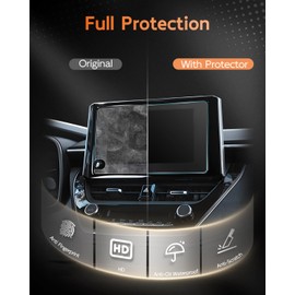 2PCS Anti-Reflection 2023-2025 Corolla/ Corolla Cross Screen Protector for 2025 Toyota Corolla Hatchback Sedan (LE, SE, Nightshade, XSE), 2024 Corolla Cross (L, LE, XLE), Cross Hybrid (S, SE, Nightshade, XSE) 8" Touchscreen Cover Saver for Corolla/ Corol