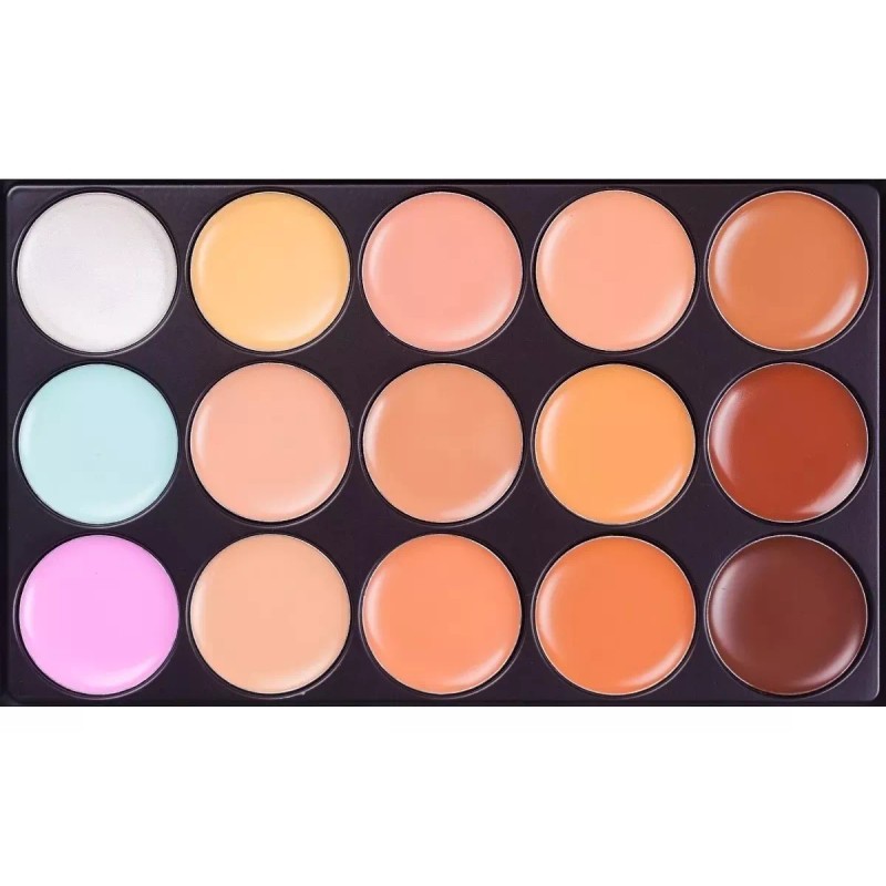 Mafab 5 Piezas Paleta De 15 Correctores Granos Maquillaje Contorno