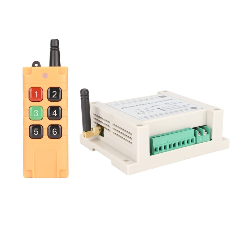 PUSOKEI Remote Control Switch, DC12-36V 10A Relay Wireless Control Switch,