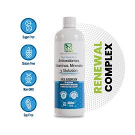 KEMED | Glutatión | Antioxidantes, Vitaminas, Minerales y Glutatión | Nanotecnología Liposomal | Nano Nutrition by Kemed | 480 ml | Ingredientes 100% naturales | 1 toma diaria