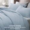Bedsure Queen Comforter Set - Light Blue Soft Bedding for