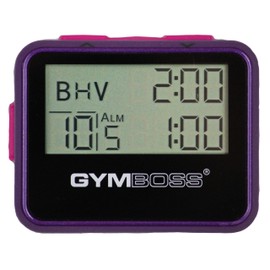Gymboss Interval Timer and Stopwatch - Violet/Pink Metallic Gloss