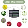 Herb Drying Net with Zip, 2 Layers Herb Dryer Hanging,