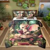 Magical Dragon Wildlife Comforter Set,Childlike Fairy Tale 7 Piece Bed