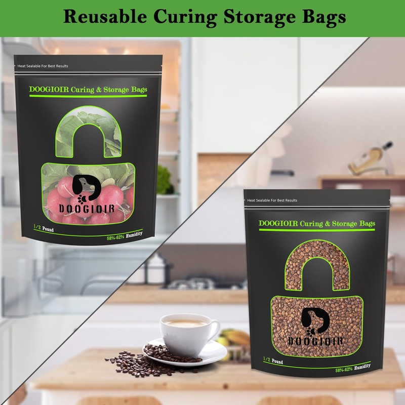1/2 LB Curing & Storage Bags, Curing Bags for Food