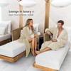 Boca Terry Mens Plush Robe, Big & Tall Bathrobe for