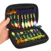 16pcs Fishing Spoons Lures Metal Baits Set forCasting Spinner Fishing