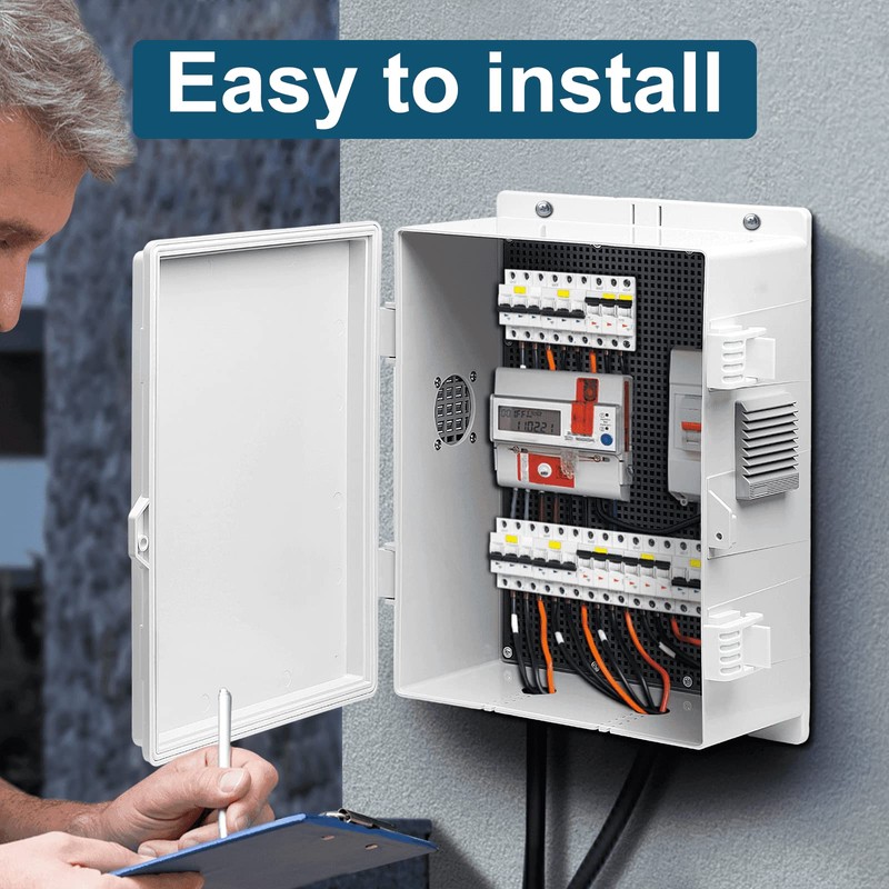 Namunanee Outdoor Electrical Junction Box, ABS Water Resistant Enclosure with
