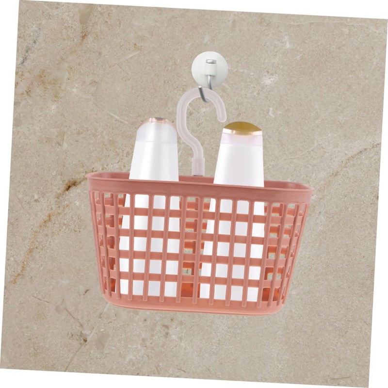 Generic Elegant Shower Toiletries Plastic Hanging Shower Organizer Basket Space-Efficient