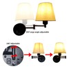 Lysed Wall Mounted Bedside Lamps with USB and 2 Pin