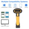 Barcode Scanner 2.4G Wireless BT 1D 2D Portable Barcode Reader