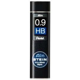Ainstein Pencil Lead 0.9 HB 36 Pieces Pentel / Ain stein 샤프심 0.9 HB 36본 PENTEL