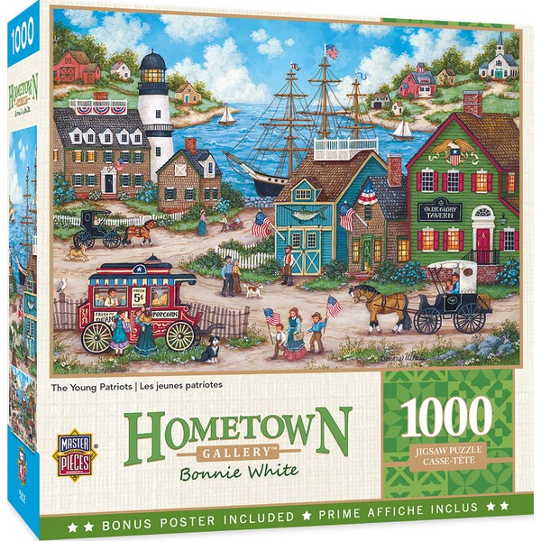 Masterpieces 1000 Piece Jigsaw Puzzle for Adults, Family, Or Kids - The Young Patriots - 19.25"x26.75"