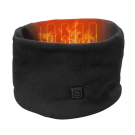 CAWKAY Electric Heating Neck Warmer, Cold Protection, Motorcycle, Whole Area Heat Generation, USB, Instant Warming, Three Levels of Heating, Windproof, Cold Protection, Commuting to Work or School,