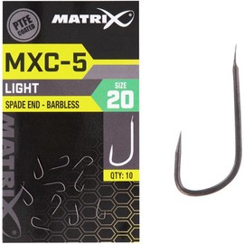 Fox Matrix MXC-5 Light Spade End Hook Barbless Size 16 GHK147 Protective Hook Stick Hooks