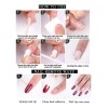 Stickers Para Uñas Uv Gel Nail Hoja Sticke