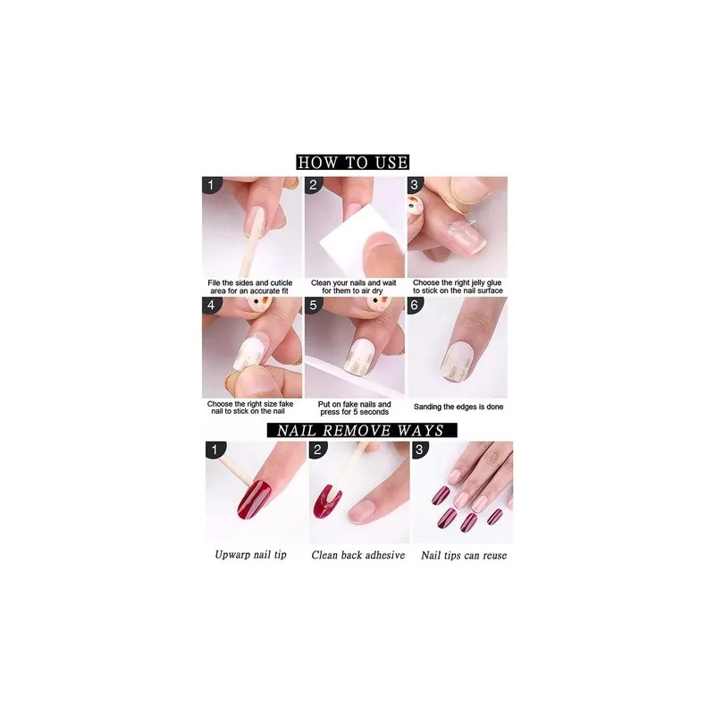 Stickers Para Uñas Uv Gel Nail Hoja Sticke