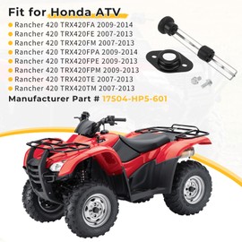 Fuel Gauge Gas Gauge Cap Compatible With Honda Rancher 420 TRX420FA TRX420FPA 2009-2014 TRX420FPE TRX420FPM 2009-2013 TRX420FE TRX420FM TRX420TE TRX420TM 2007-2013