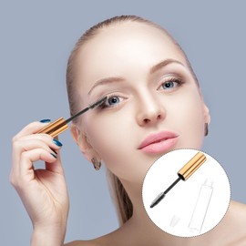 Beaupretty 10 Tubos Vacíos Para Rímel Con Aplicador De Pestañas 4.13X0.59In Botella Contenedora Transparente Para Serum De Crecimiento De Pestañas Uso Diario Y Viajes