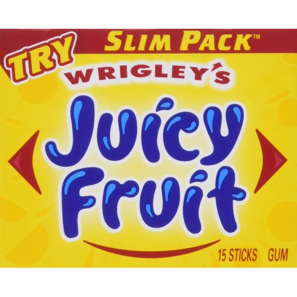 Wrigleys Juicy Fruit, 15-Count Sticks (Pack of 10)