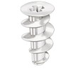 Allfa 26000 Plasterboard Wall Plugs, Plastic with Installation Tool, Pack
