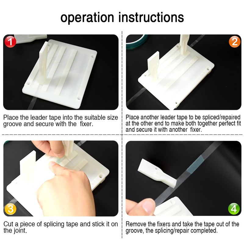 GeekTeches Splicing Tape Set Professional Splicing Block Kit Opening Cassette