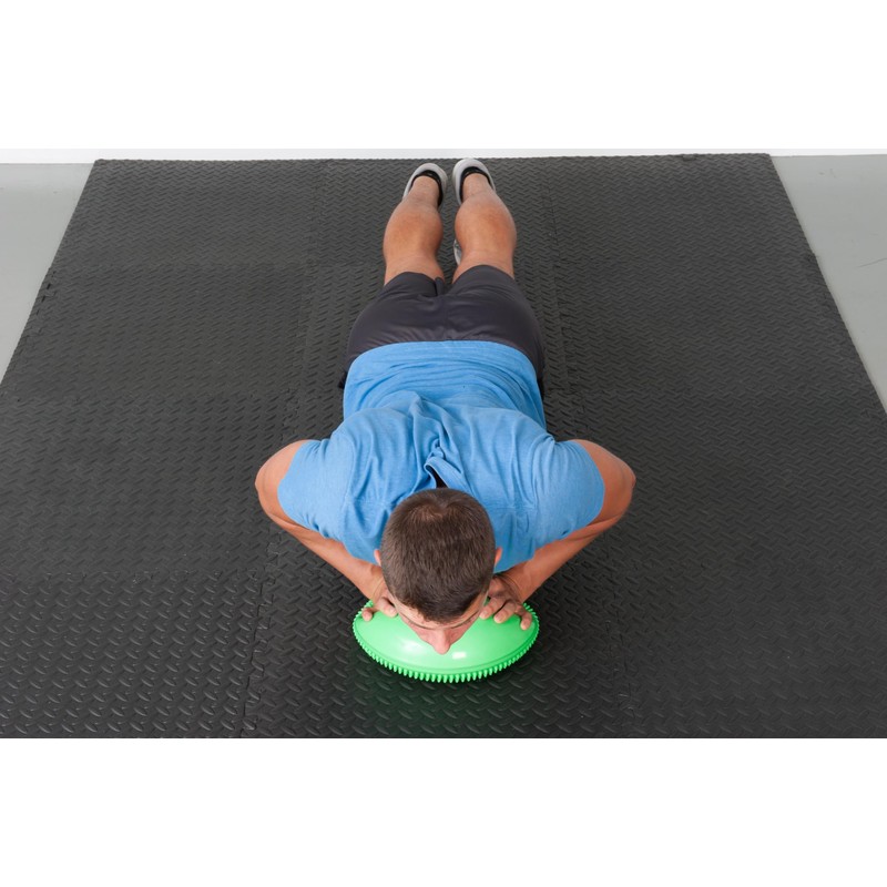 Black Mountain Products Exercise Balance Stability Disc with Hand Pump,