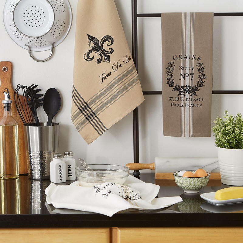 DII Colección de cocina de mesa estilo francés, juego de