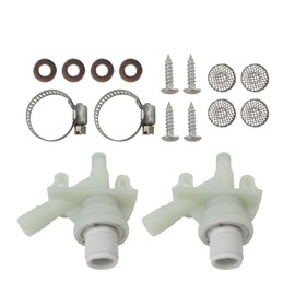 Gxcdizx Latest Upgraded 385311641 RV Toilet Water Valve Kit Replacement for Sealand Dometic 300, 301, 310, 311, 320, 321 Series Pedal-Flush Toilets Camper Trailer RV Toilet