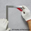 Hungbak Peel and Stick Metal Trim, Flexible Stainless Steel Molding