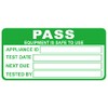 Pat Testing Sticker,200pcs 1x2inch pat Testing Label Pass with 20pcs