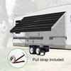 Leaveshade RV Awning Fabric Replacement Camper Trailer Awning Fabric Super
