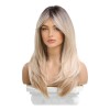 Pelucas Naturales De Pelo Largo En Capas Para Las Mujeres