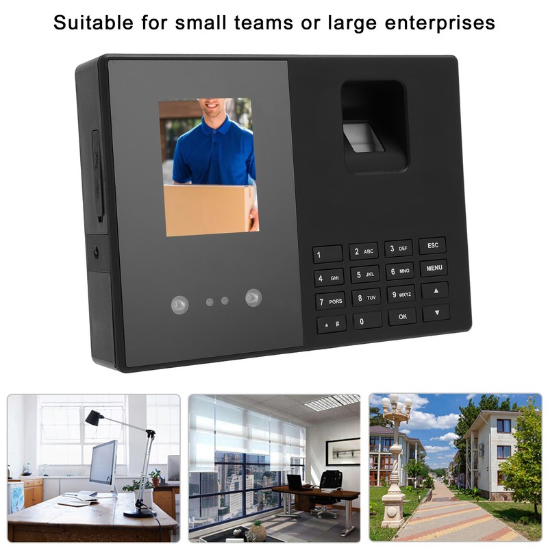 2.8 Inch Attendance Machine 3 in 1 Fingerprint Palm Vein