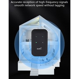 Depisuta 4G 5G LTE Mobile Hotspot | 300Mbps High Speed | Portable WiFi Hotspot | Card Slot Color & LED Display Screen | Travel Router for Home, Office | Supports 10 Devices