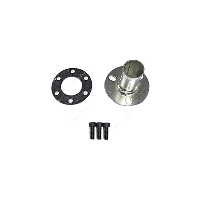 2 Stroke 2st Chamber Muffler Silencer Silver Black Blue Red