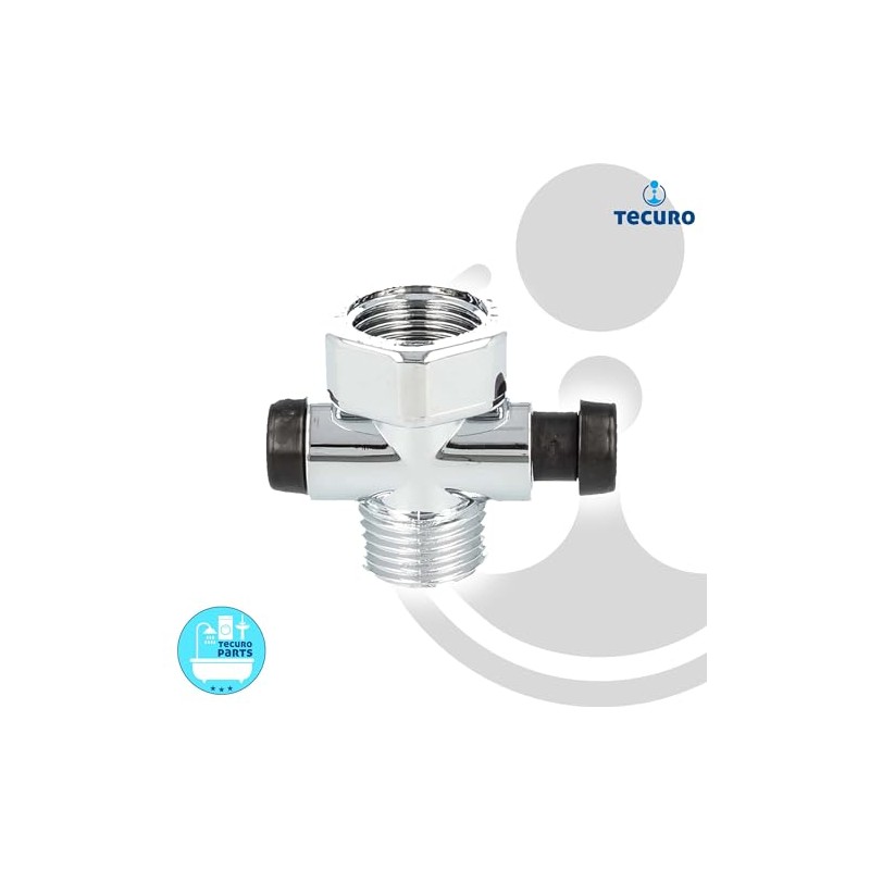 tecuro Shower Stop 60000, Chrome - Water Saver for Hand