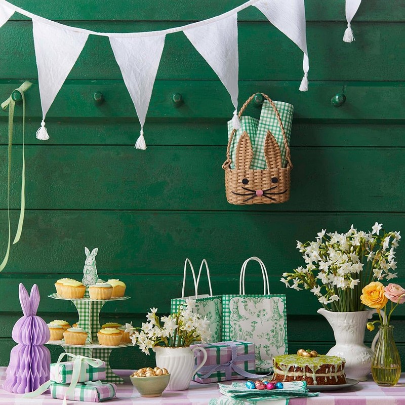Talking Tables Scalloped Easter Paper Plates | Eco-Friendly Disposable Dishes