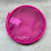 MAC Cosmetics Neon Pink Makeup Cosmetic Toiletry Bag 6x6x1