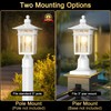 APOTO Dusk to Dawn Outdoor Post Lights, Waterproof Lamp Post