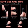 YGSHIWEI Soft Gel Nail Tips, Pack of 240, Full Cover,
